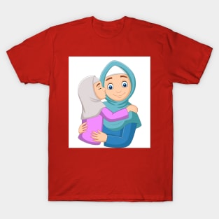 Girl and Mom T-Shirt T-Shirt